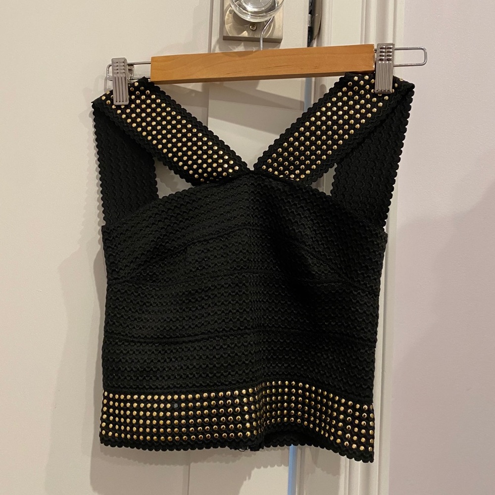 super cute cropped bandage top!